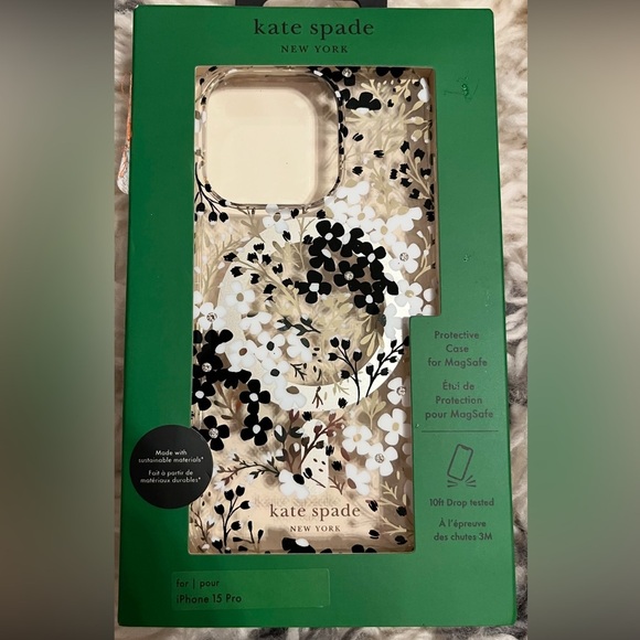 kate spade Other - NWT Kate Spade iPhone 15 pro floral  max phone case NEW in box